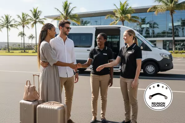 acceuil navette gratuit à l'aéroport la réunion