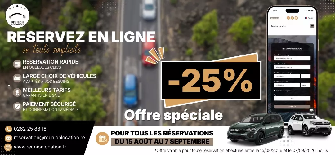 Location de voiture à la réunion