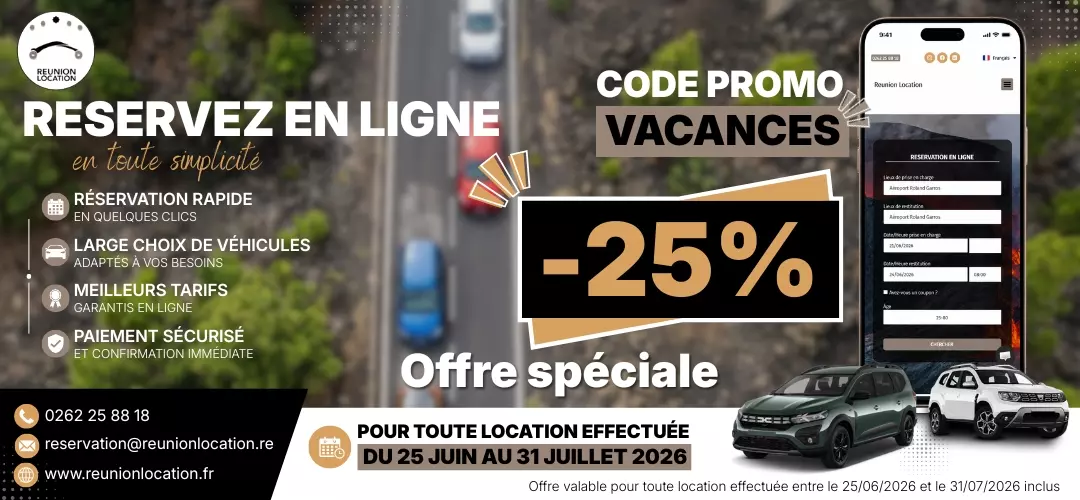 Location de voiture à la réunion