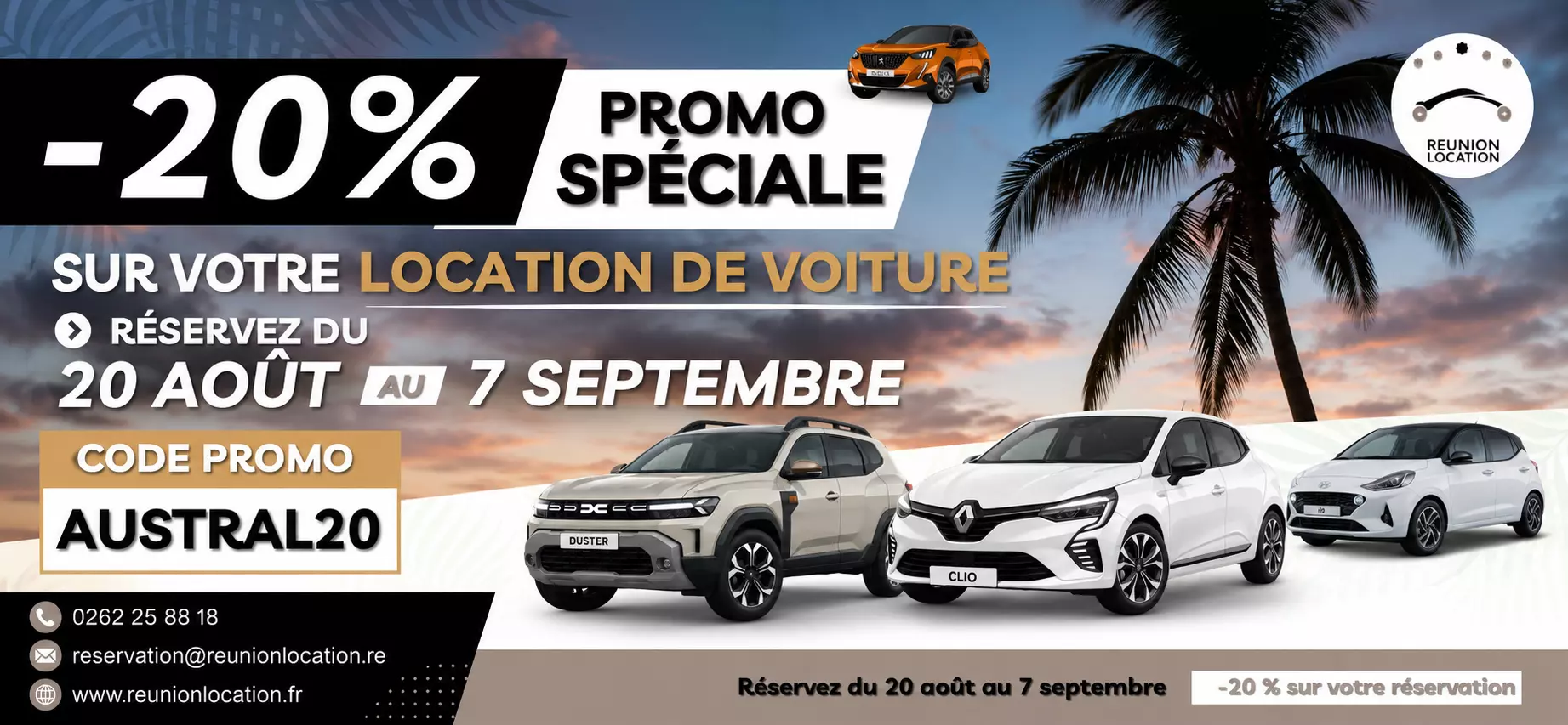 Location voiture réunion